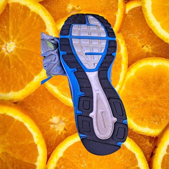 Nike Dual Fusion Gray, Blue and Yellow Running Sneakers Size 9 - Picture 8 of 8